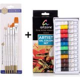 Artzone Yağlı Boya Fırça Seti