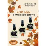 Arundo Xir-Sonbahar-Kış Erkek Parfüm Seti, 10 ml x 3 Adet -Deneme Kokusu,Seyahat Kokusu,Tester - 55 ml