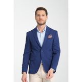 Arunte Erkek Parlement Keten Görünümlü Ince Dört Mevsim Giyilebilir Slim Fit Blazer Ceket - 6 Drop - 54