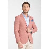 Arunte Erkek Pembe Armürlü Ince Dört Mevsim Giyilebilir Slim Fit Blazer Ceket Pembe 60