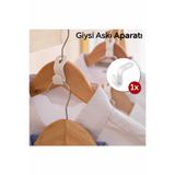 Arvale 1 Adet Karışık Renk Elbise Askısı Bağlantı Kancası | Yer Tasarrufu Sağlayan Askı