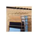 Arvale 2 Adet Metal Pantolon Eşarp Askısı 5 Katlı 2 Adet Askı