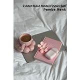 ARVALE 2 Set (4 Parça) Bulut Model Kahve Fincanı 90 ml | Türk Kahvesi Fincanı