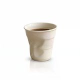 ARVALE Buruşuk Kupa Fincan Seramik El Yapımı Tasarım Mug Kahve Bardağı (1, Küçük)