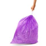 ARVALE Büyük Boy 65X70 Kokulu Büzgülü Çöp Poşeti 5 Paket (50 Adet) Çöp Torbası 60 Litre Çöp Torbası (Lavanta)