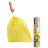 ARVALE Büyük Boy 65x70 Limon Kokulu Büzgülü Çöp Poşeti 10 Adet (1 Paket) Çöp Torbası 60 Litre