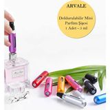 Arvale Doldurulabilir Mini Parfüm Şişesi 5 ml - Cep Parfüm Şişesi