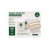 ARVALE Katlanır Mutfak Lavabo Süzgeci (Sadece Yedek File – 50’li Paket 2'li Ekonomik Boy)