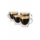 ARVALE Main 4 Adet 250 ML Çift Cidarlı Kahve Kupası Bardak Isı Yalıtımlı