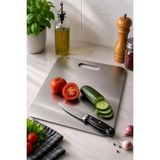 Arvale Metal Kesme Tahtası 34X23 cm Çift Taraflı Hijyenik Mutfak Sebze Et Meyve Doğrama Panosu - Çok Renkli