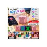 ARVALE Mini Bluetooth Hoparlör – Taşınabilir Kablosuz Ses Bombası, Küp Tasarım, Karışık Renk