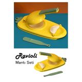 ARVALE Pratik 2 1 Hamur Açıcı Hamur Presleme Mantı Börek Poğaça Hamur Açma Ve Ravioli Yapma Kalıbı