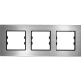 Arvehu Electric Alg203-71 Asfir Alüminyum Gümüş Üçlü Çerçeve (Mekanizma Hariç)