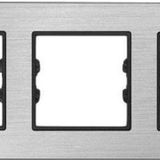 Arvehu Electric Alg205-71 Asfir Alüminyum Gümüş Beşli Çerçeve (Mekanizma Hariç)