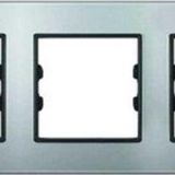 Arvehu Electric Apg403-71 Asfir Pleksiglas Parlak Gümüş Üçlü Çerçeve (Mekanizma Hariç)