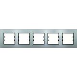 Arvehu Electric Apg405-71 Asfir Pleksiglas Parlak Gümüş Beşli Çerçeve (Mekanizma Hariç)