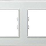 Arvehu Electric Apg602-21 Asfir Pleksiglas Mat Beyaz Ikili Çerçeve (Mekanizma Hariç)