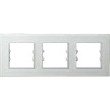 Arvehu Electric Apg603-21 Asfir Pleksiglas Mat Beyaz Üçlü Çerçeve (Mekanizma Hariç)