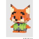 Arvela Bricks 3D Yapı Seti – LEGO Uyumlu, Çocuklar Için Akıllı Blok Oyuncak, Eğitim Seti - Nick Wilde