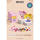 Arvela Bricks Anime Serisi: Ay Savaşçısı & Chibiusa İkili Set - Eğitici Oyuncak Figür - Orijinal - Chibusa & Ay Savaşçısı Karakterleri - 2'li Set