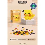 Arvela Bricks Pikachu Karakteri - Eğitici Oyuncak Figür - Orijinal