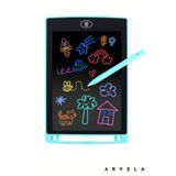 Arvela Çocuklar İçin 8.5 İnç LCD Çizim Tableti – Renkli Ekranlı, Kalemli, Silinebilir Yazı Tahtası Oyuncak