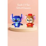 Arvela Mini Blok Oyuncak Figür Seti 2’li – Stitch & Timothy | Mikro Blok Koleksiyon Figürleri - .