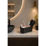 Arvella Studio Çok Bölmeli Banyo & Makyaj Düzenleyici Organizer – Diş Fırçalık Kozmetik Kutusu - LUNA04 Pudra