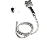 Arvent HB015 Krom Kare Banyo Duş Başlığı Seti