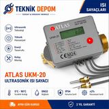 Arventec Atlas UKM-20 Ultrasonik Su Sayacı DN20 - Açık Gri