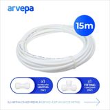 Arvepa Su Arıtma Cihazı 1/4" Premium Beyaz Hortum 15 Metre - Quick Bağlantı Seti