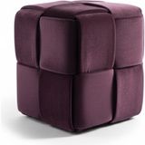 Arvia Home Arvia Kare Puf - 45 - Bordo