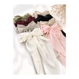Arvina Atelier Arvin Atelier El Yapımı Büyük Saten Fiyonk Saç Tokası