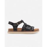 Arwell Sun Kadın Black Leather Sandalet 26181412 - Siyah