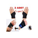 Arwex 2 Adet El Bilek Bandajı Elastik Sporcu Bilekliği Fitness Ağırlık Destek Crossfit Body Bilekliği Tek Ebat