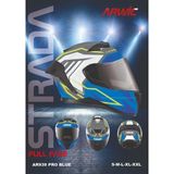 Arwic Ar939 Pro Blue Full Face Kask Beyaz Mavi