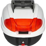 Arwic Cv 34 Kargo Motosiklet Çantası Beyaz Su Geçirmez Tasarım ve Güvenli Kilit Sistemi ile 34 Litre
