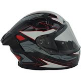 Arwic Fullface Motosiklet Kaskı AR953 Pulse Güneş Vizörlü Ece-R 22.06 - 2XL - Siyah - Gri