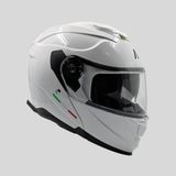 Arwic Parlak Çene Açılır Motosiklet Kaskı - AR935 - Ece-R 22.06 - XL - Beyaz