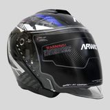 Arwic Street Model Yarım Motosiklet Kaskı – AR836 - XL - Mavi