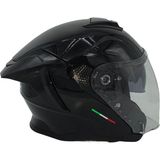 Arwic Yarım Motosiklet Kaskı AR836 Güneş Vizörlü Ece-R 22.06 - 2XL - Siyah