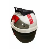 Arwich Arwic Kargo Sirt Dayama Set 46 Lt Motosiklet Arka Canta Beyaz
