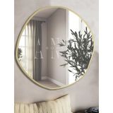 Arya 80 Cm Ayna Asimetrik Ayna, Dekoratif Ayna, Duvar Aynası Banyo Aynası Holl Aynası 80 X 80 Gold