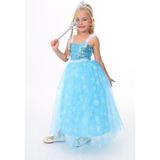Arya Kostüm Elsa Elbise Çocuk Elbise - 4 - 5 Yaş - Mavi