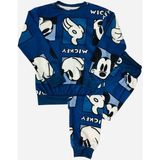 Arya Nisa Kids Erkek Çocuk 2 Iplikli Pamuklu Likralı Mickey Mouse Karakterli Lacivert Uzun Kollu Eşofman Takım - 6 - 7 Yaş - 00 Lacivert