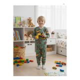 Arya Nisa Kids ERKEK ÇOCUK YEŞİL TRAKTÖR FİGÜRLÜ MEVSİMLİK UZUN KOLLU PİJAMA TAKIMI Yeşil 2-3 Yaş