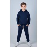 Arya Nisa Kids UNISEX %100 PAMUK KAPŞONLU LACİVERT ALT ÜST SPOR IKILI EŞOFMAN TAKIMI