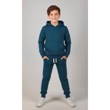 Arya Nisa Kids UNISEX%100 PAMUK KAPŞONLU PETROL MAVİSİ ALT ÜST SPOR IKILI EŞOFMAN TAKIMI