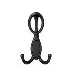 Arya Portmanto Askısı, Metal Vestiyer Askısı, 72 Gr, Dolap ve Duvar Askılığı, Matsiyah (Vidalı)