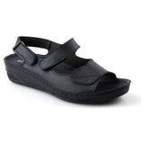 Aryan 02-010 Orto Pedik Kadın Günlük Sandalet - Siyah